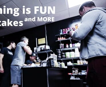 Filming an Mg Supplements skit vlog