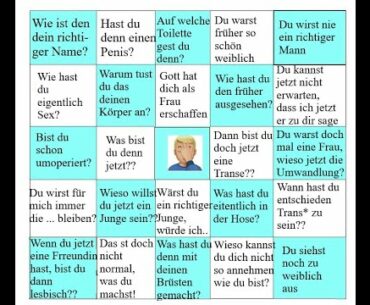 Bullshit Bingo für Transgender