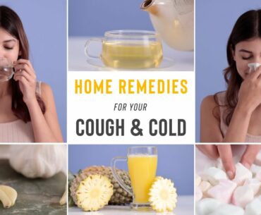 These UNBELIEVABLE cough & cold remedies will give you INSTANT RELIEF!