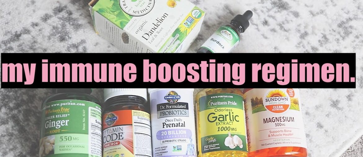 MY VITAMIN REGIMEN + IMMUNE BOOSTING TEA RECIPE! | LEMOMLIFE™