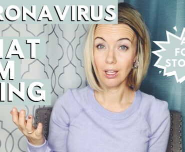 CORONAVIRUS:  WHAT I AM DOING | AIP Food Storage | Boosting Immunity