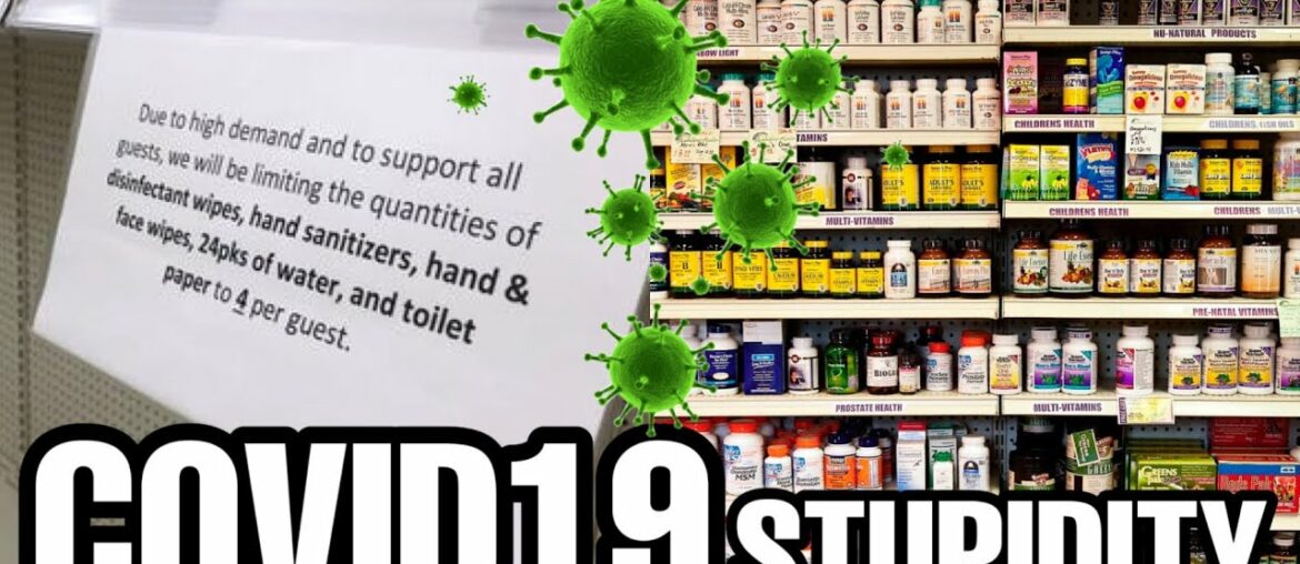 Vitamins Fully Stocked But Toilet Paper GONE??? Coronavirus/COVID19 Stupidity