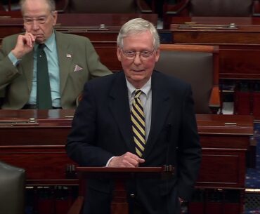 McConnell: 'We're not immune... Coronavirus has HIT THE SENATE today as well'