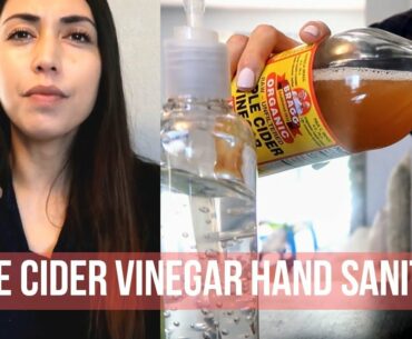 DIY APPLE CIDER VINEGAR HAND SANITIZER + IMMUNE BOOSTING HACK