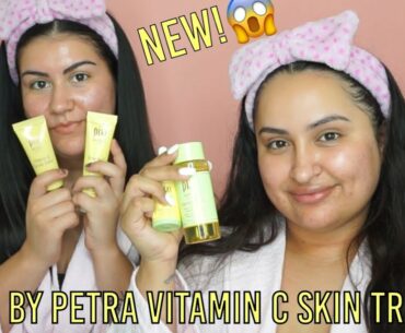 PIXI BEAUTY SKINTREATS VITAMIN C SKIN BRIGHTENING | TESTING/FIRST IMPRESSIONS FT. MY SISTER