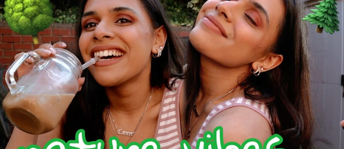 doing my makeup in my garden😬| everyday Spring makeup | maumina