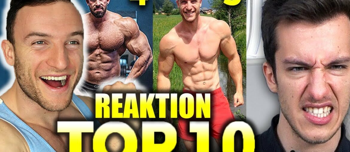 Sascha Huber reagiert auf die besten YouTuber Körper | TOP 10 Bewertung von Tim Gabel