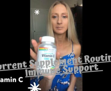 My Current Supplement Routine to boost Immunity // Immune Support vitamins and minerals