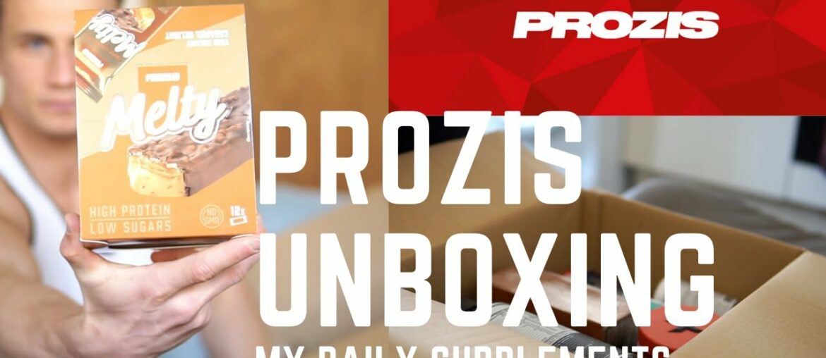 PROZIS UNBOXING | TASTE TEST AND MY DAILY SUPPLEMENTS