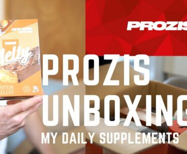 PROZIS UNBOXING | TASTE TEST AND MY DAILY SUPPLEMENTS