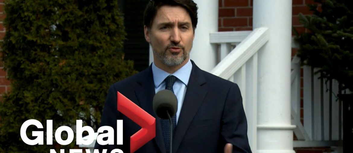 Coronavirus outbreak: Justin Trudeau addresses his wife's COVID-19 diagnosis | FULL
