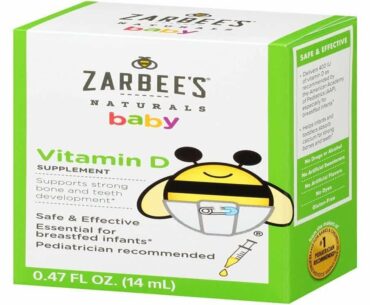 Zarbee's Naturals Baby Vitamin D Supplement 0.47 Ounce Bottle
