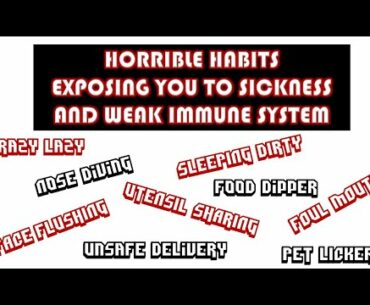 Coronavirus COVID 19 Avoid Horrible Habits Build Strong Immune System