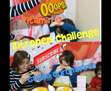 Zitronen challenge / Vitamin C gegen Coronavirus mit Bissan und Abdul
