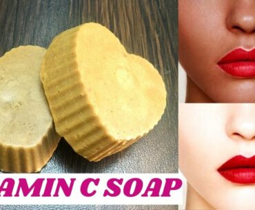 Vitamin c Soap Making in Lockdown | Fair, Glowing, Spotless Skin Care Soap | DIY homemade soap