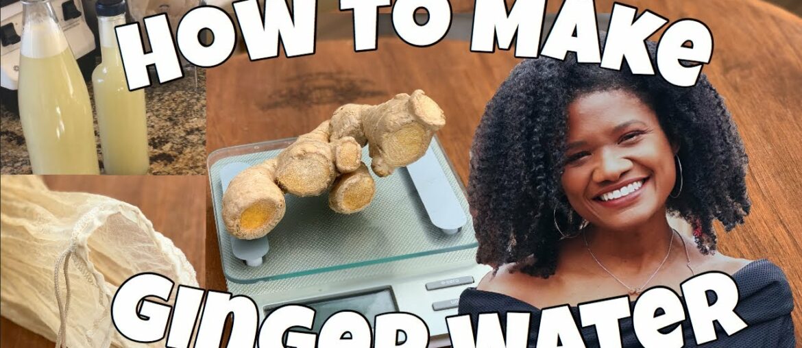 How to make ginger water. | Watch this before you take ginger!