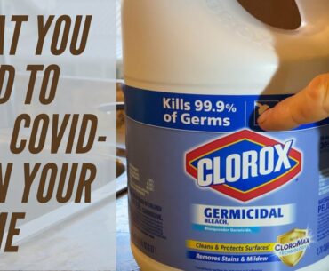 What you NEED to KILL COVID 19 in your home