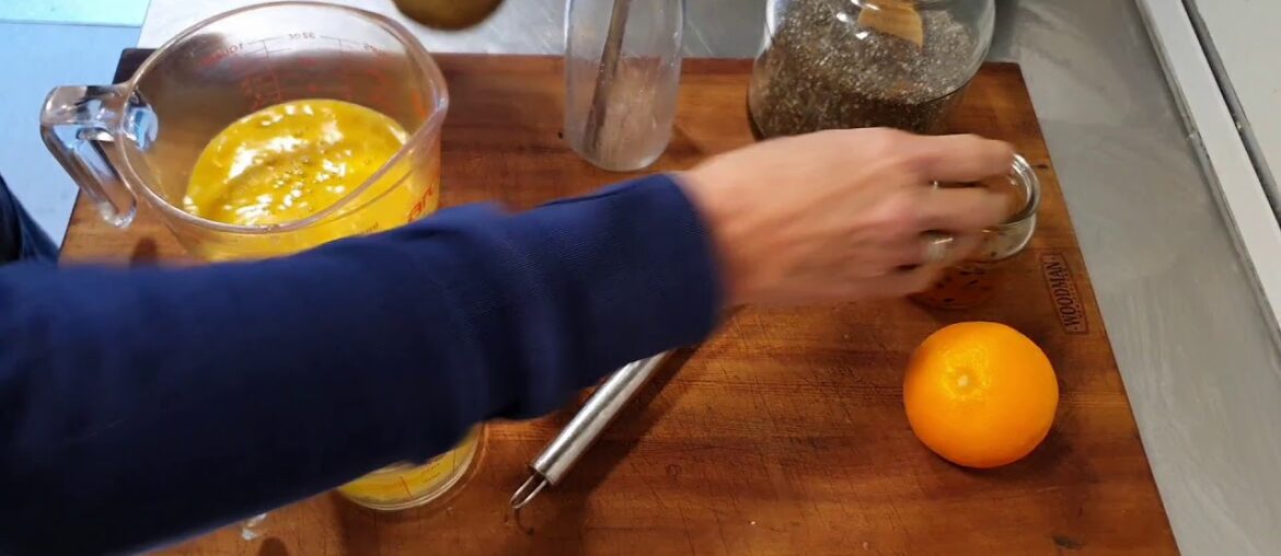 Chia Orange Passionfruit Drink #healthdrink #chia #love #simple #deliciouscooking #foodie #foodblog