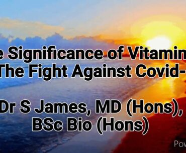 The Potential Benefit of Vitamin D in the Fight Against Covid-19