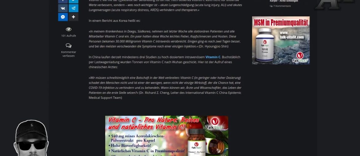 Eilmeldung: China bekämpft Coronavirus mit Vitamin C - Medien schweigen!