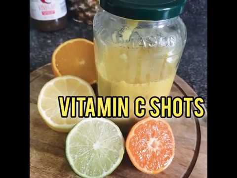 Vitamin C Shots *Immune system* homemade vitamin c supplements 2020