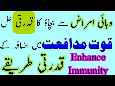 Immunity Boosting Natural Ways | How to Enhance immunity | Urdu/Hindi