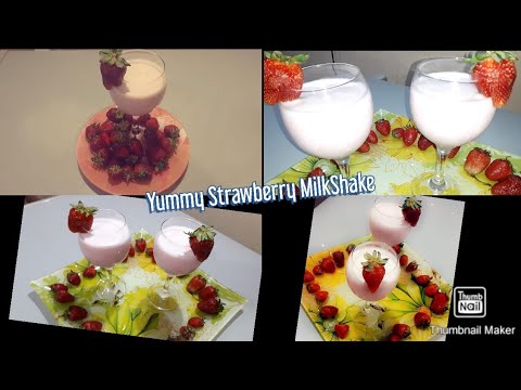 Yummy Strawberry MilkShake| Boost Immune System| Homemadeshake #coronavirus #boostimmunesystem