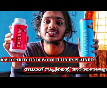 Best PET SUPPLEMENTS | CALCIUM | MULTI VITAMIN | Deworming Puppy Dog | Malayalam