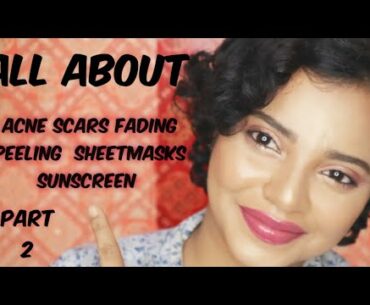 How I faded my ACNE SCARS away l SKIN ROUTINE