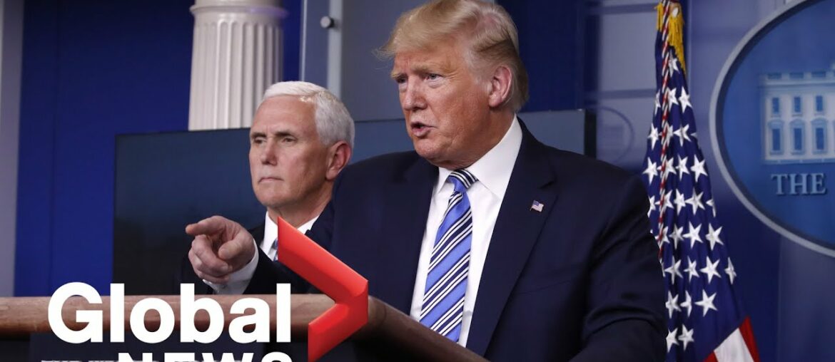 Coronavirus outbreak: Trump says order signed to prevent medical supply hoarding | FULL