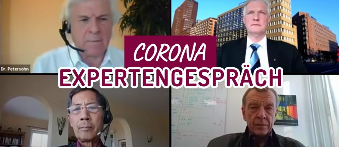 15 - Expertengespräch Covid-19. Prof. Püschel, Prof Bhakti, Dr. Petersohn, Dr. Völz
