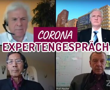 15 - Expertengespräch Covid-19. Prof. Püschel, Prof Bhakti, Dr. Petersohn, Dr. Völz