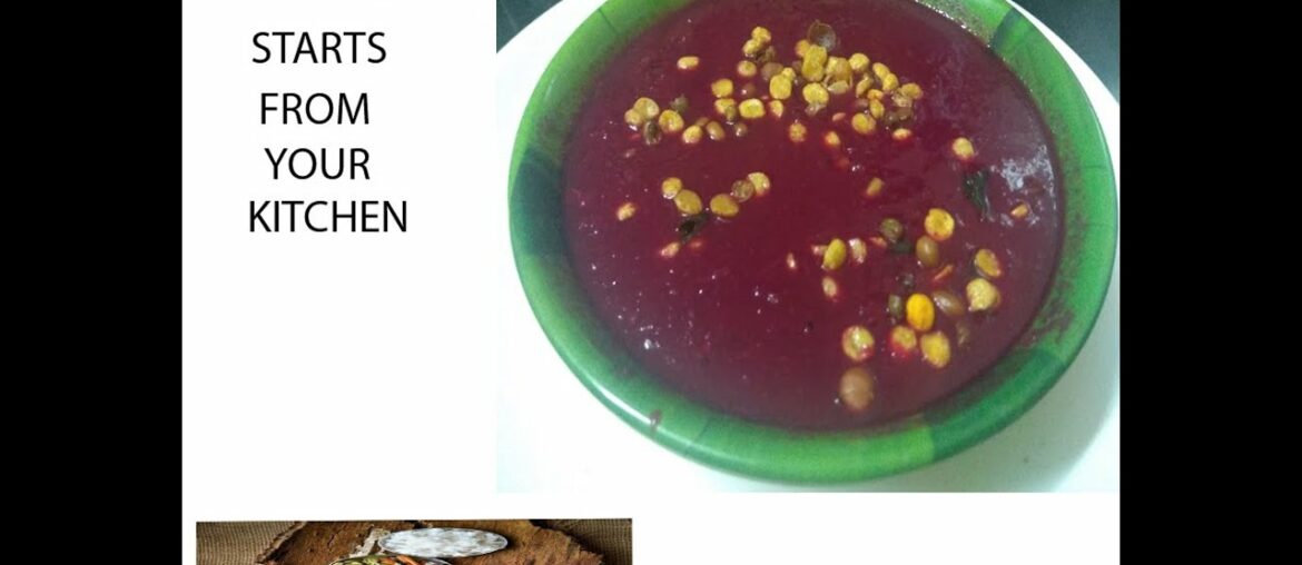Beetroot Indian gooseberry /amla soup// vitamin C rich soup//Immunity Booster from Melting Flavours