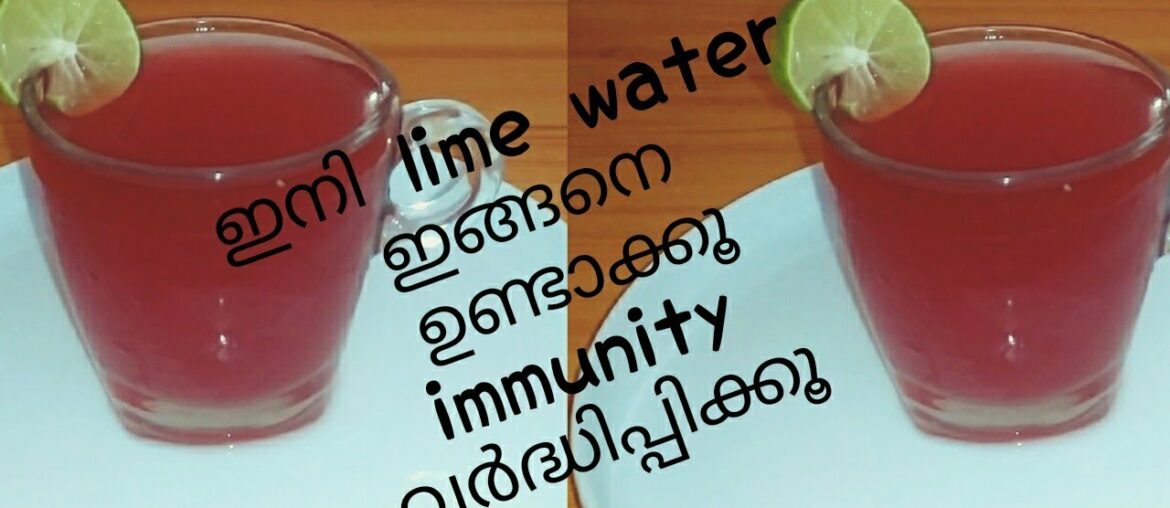 Corona time immunity drink|Natural colour lime water|spinach lime water|