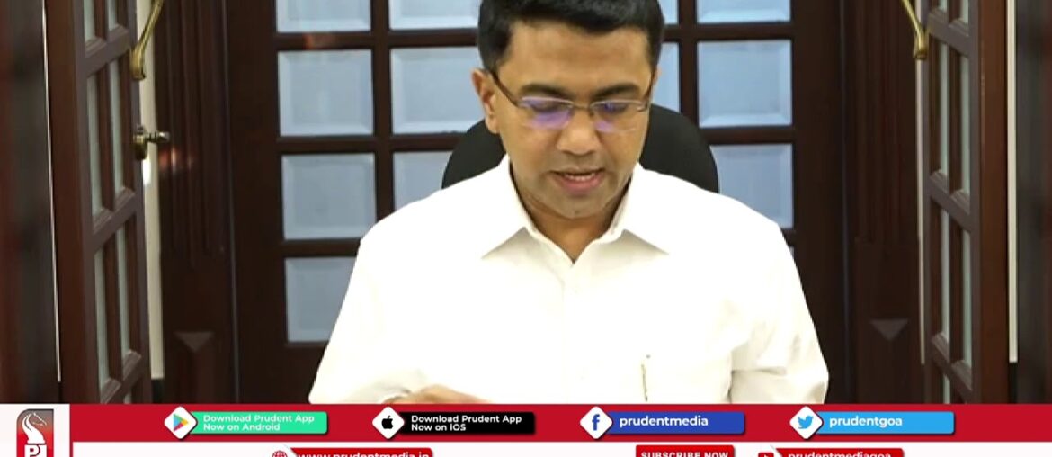 GOA 1ST STATE TO GIVE AYURVEDIC TREATMENT FOR COVID-19 PATIENTS: CM_Prudent Media Goa