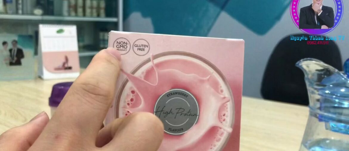 Cách Pha Cốc bột Wellness Natural Balance Shake Oriflame - Phiên bản mới - Vị Dâu