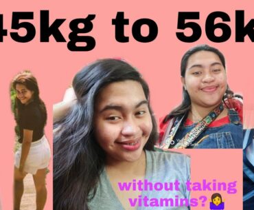 VLOG #2 || HOW I GAINED WEIGHT WITHOUT TAKING ANY VITAMINS FOR JUST 3 MONTHS| PHILIPPINES|