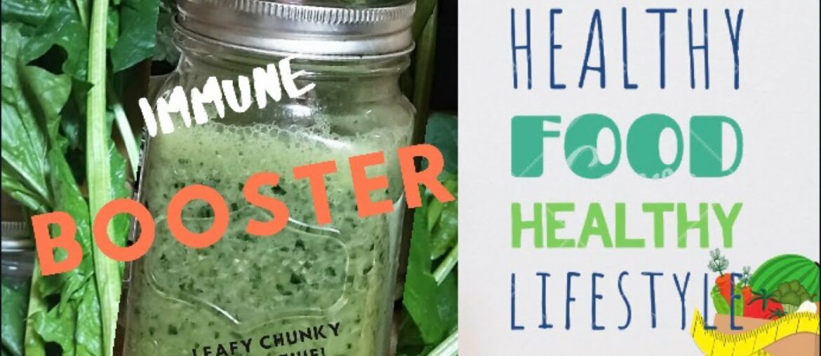 Who doesn't want a healthy immune system? Green leafy & fruits with high in vitamins and minerals.