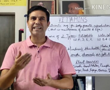 "VITAMINS :THE NECESSITY OF LIFE"