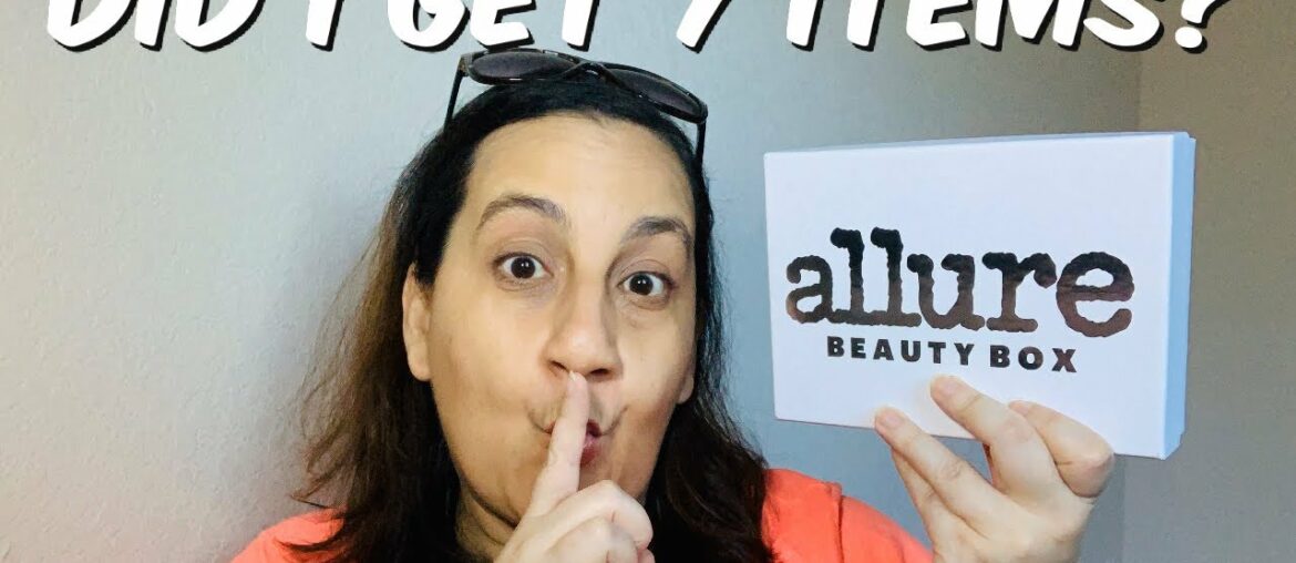 ALLURE BEAUTY BOX APRIL 2020  I DID I JUST GET 7 ITEMS?
