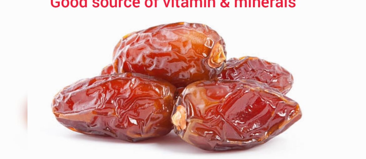 Benefits of dates - Energy Booster