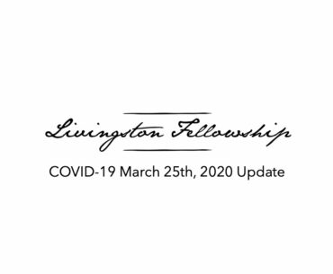 Covid 19, Immunity and Jesus Stronger | LF Update March 25, 2020