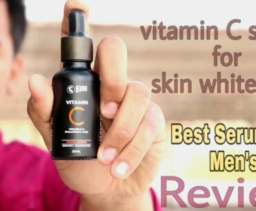 Beardo Vitamin C Serum Review || is this best vitamin C Serum for mens ? || Benefits of vitamin c ||