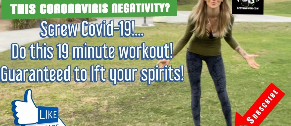 Coronavirus-19 min workout! COVID-19 quarantine Home workout. Boost immune system!