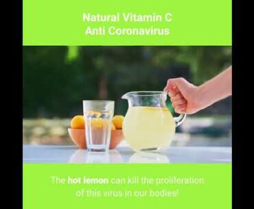 Natural Vitamin C Anti Coronavirus