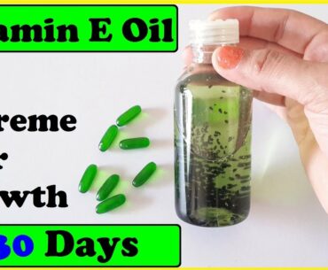 Evion 400 HAIR OIL: HOW TO USE VITAMIN E CAPSULES FOR HAIR GROWTH & HAIR FALL