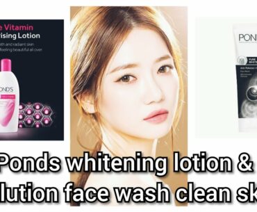 Ponds triple vitamin lotion & anti pollution + purity face wash clean & smooth skin