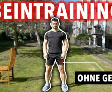 Die 6 BESTEN Übungen für die BEINE (OHNE GERÄTE)