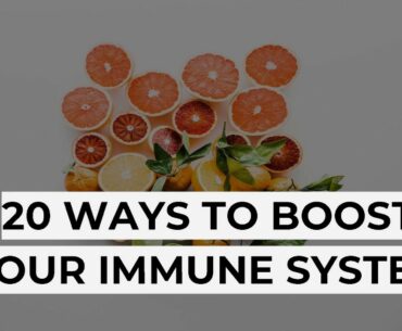 ways to boost your immune system