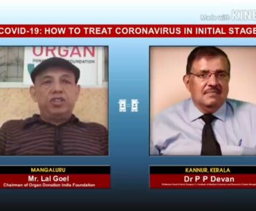 Dr P P Deven Tips for Coronavirus precautions